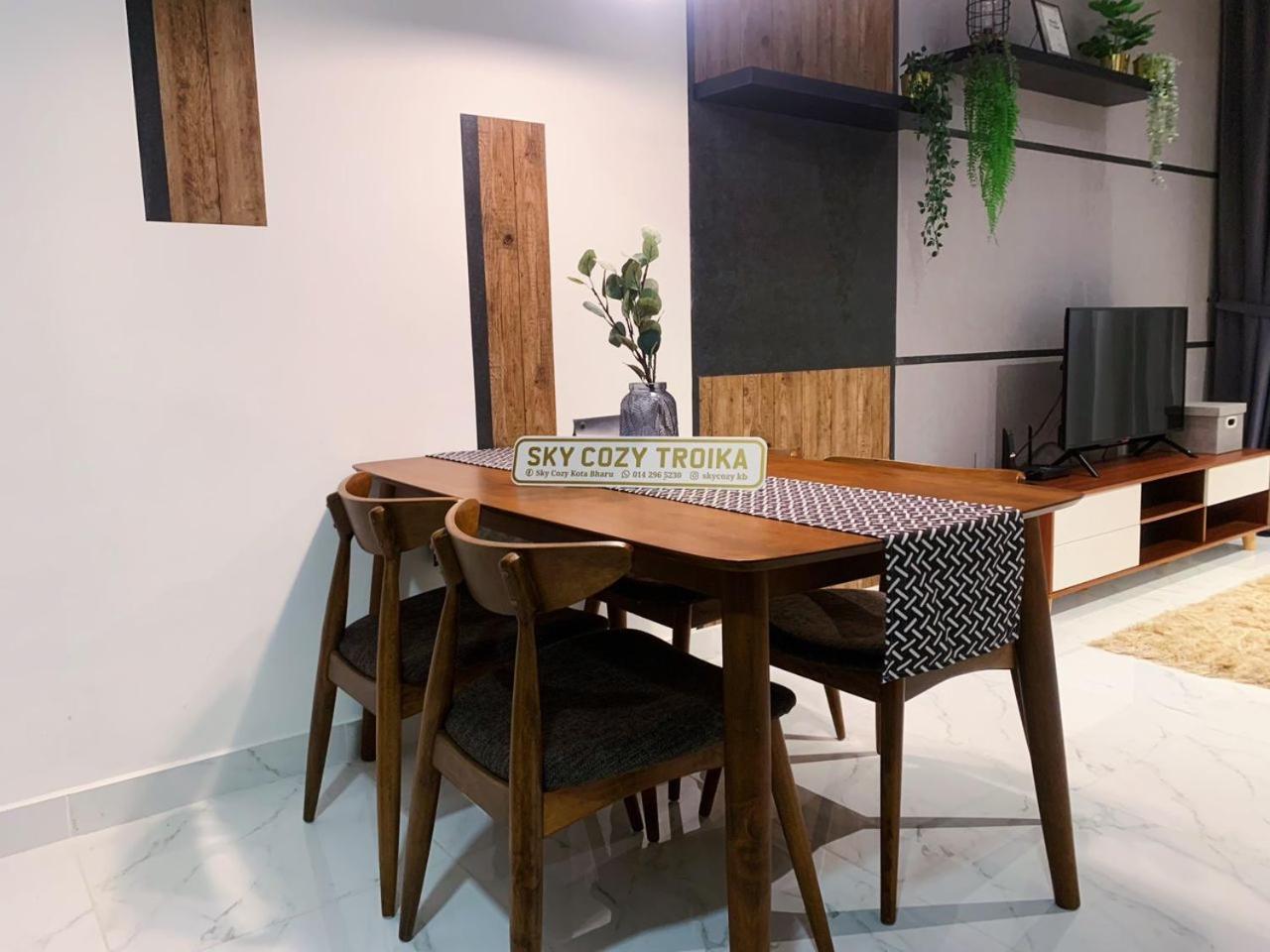 Sky Cozy Troika Residence, 1 Bedroom 4-6 Pax, 2 Bedrooms 6-8 Pax, Pool Vew, Sky & City View, Free Parking, Pool, Unlimited Wifi & Netflix Kota Bharu Dış mekan fotoğraf