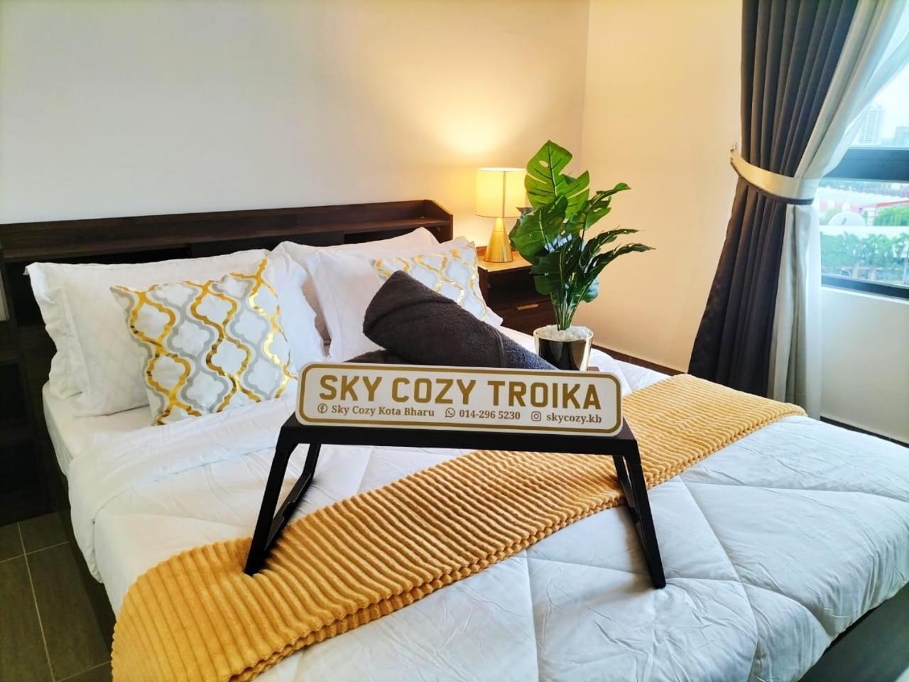 Sky Cozy Troika Residence, 1 Bedroom 4-6 Pax, 2 Bedrooms 6-8 Pax, Pool Vew, Sky & City View, Free Parking, Pool, Unlimited Wifi & Netflix Kota Bharu Dış mekan fotoğraf