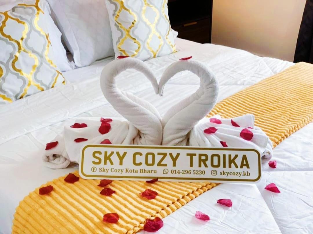 Sky Cozy Troika Residence, 1 Bedroom 4-6 Pax, 2 Bedrooms 6-8 Pax, Pool Vew, Sky & City View, Free Parking, Pool, Unlimited Wifi & Netflix Kota Bharu Dış mekan fotoğraf
