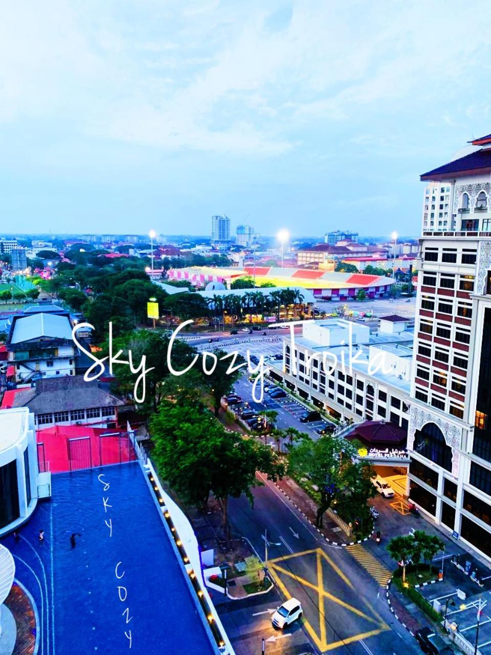 Sky Cozy Troika Residence, 1 Bedroom 4-6 Pax, 2 Bedrooms 6-8 Pax, Pool Vew, Sky & City View, Free Parking, Pool, Unlimited Wifi & Netflix Kota Bharu Dış mekan fotoğraf